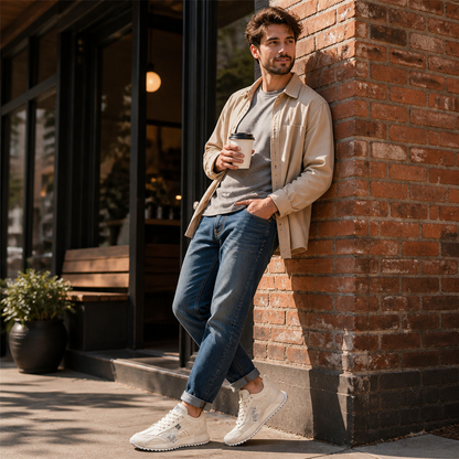 StridePro – Heritage Retro Runner Sneakers with Mesh & Suede Blend | ribuella