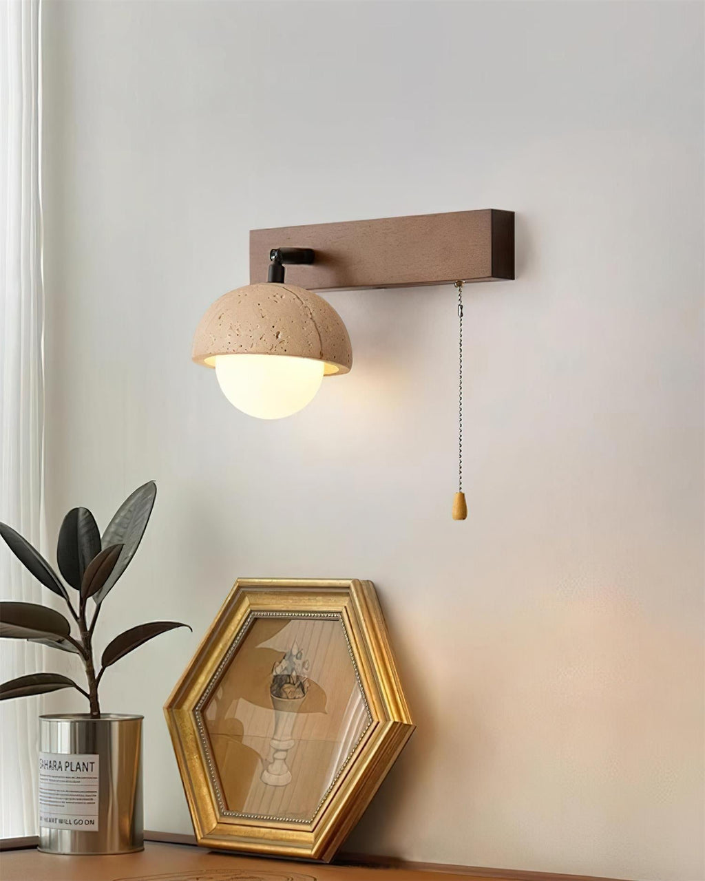 Gabin Wall Lamp, Minimalist Hardwired Fixture, AC 110V G4 Socket Base