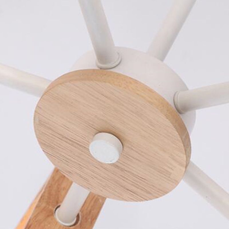 Timber Sputnik Pendant Light Fixture | ribuella