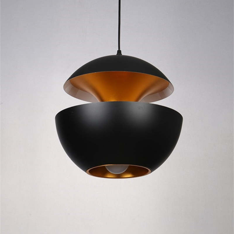 LumaNova svartvit LED-pendellampa med elegant silhuett