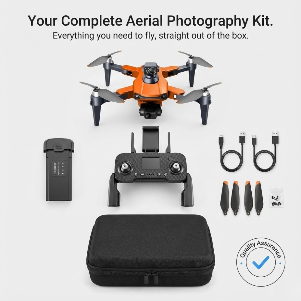 RG106 Pro dupla kamerás drón GPS-navigációval és 8K videóval