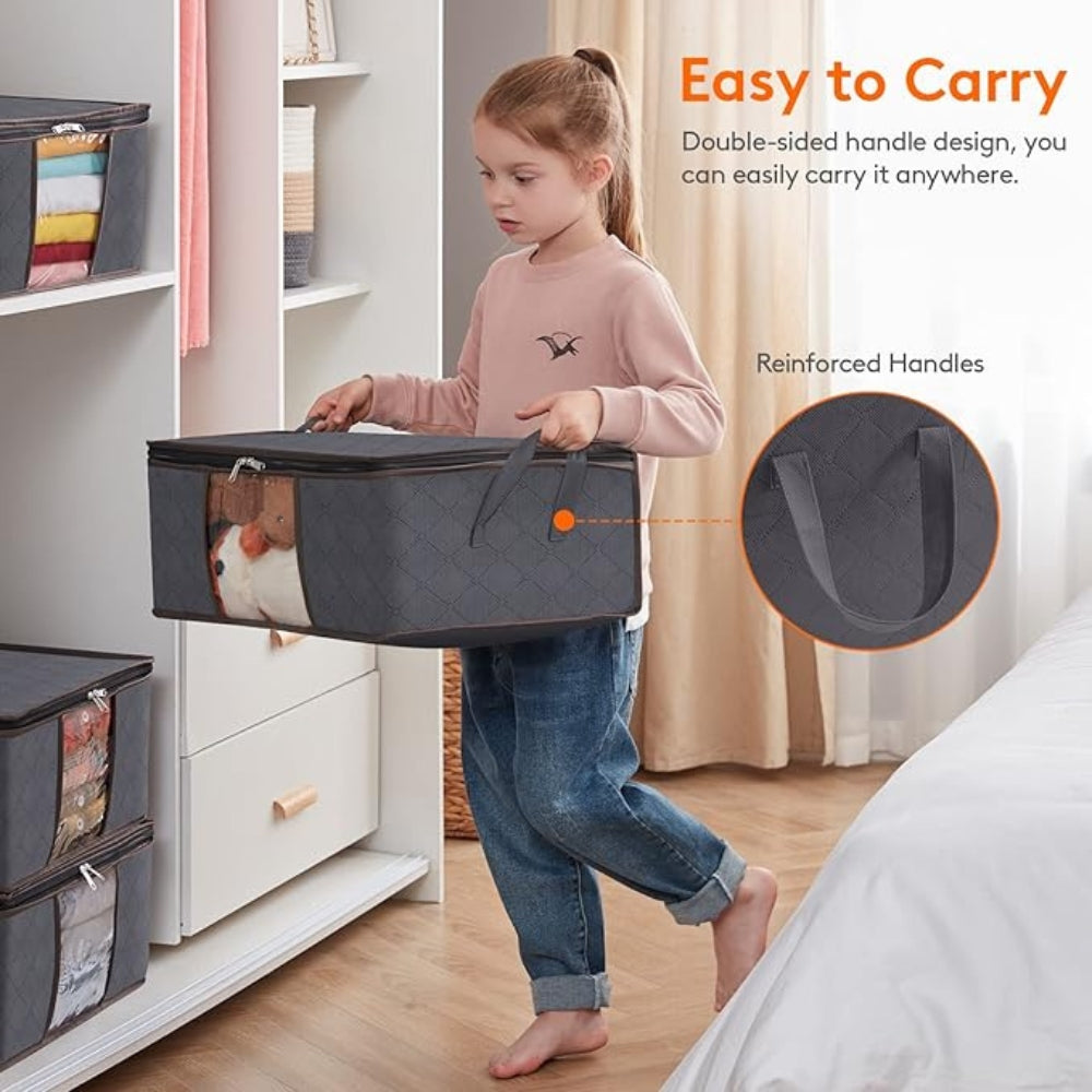 Grande housse de rangement pour armoire anti-poussière - design pliable