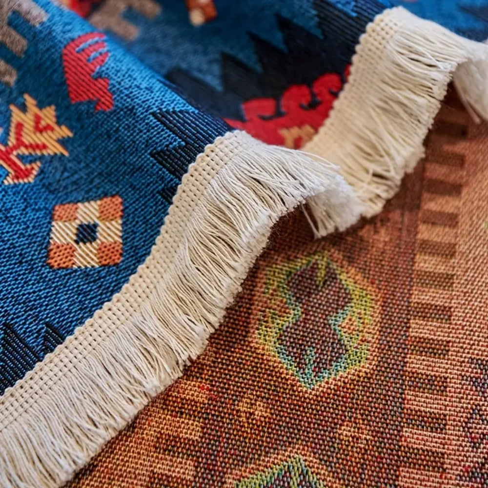 Boho Geometric Sofa Cover — Washable, Dustproof Couch Throw