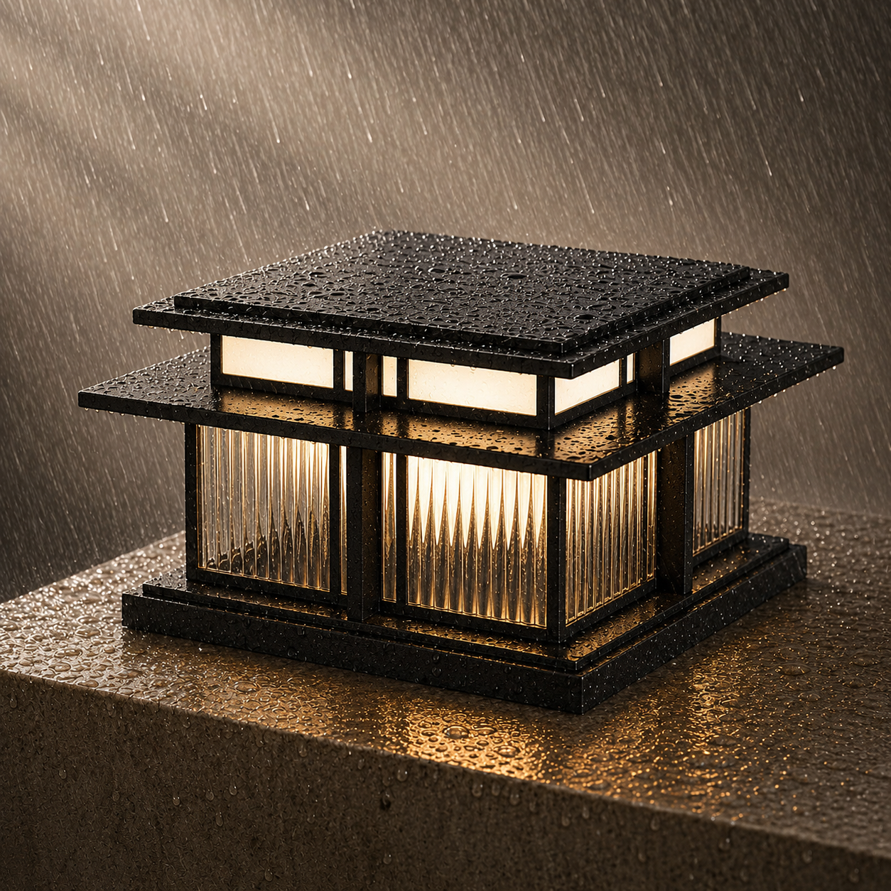 Modern Outdoor Wall Light Waterproof Metal Acrylic Adjustable LED for Gardens and Pathways | ribuella