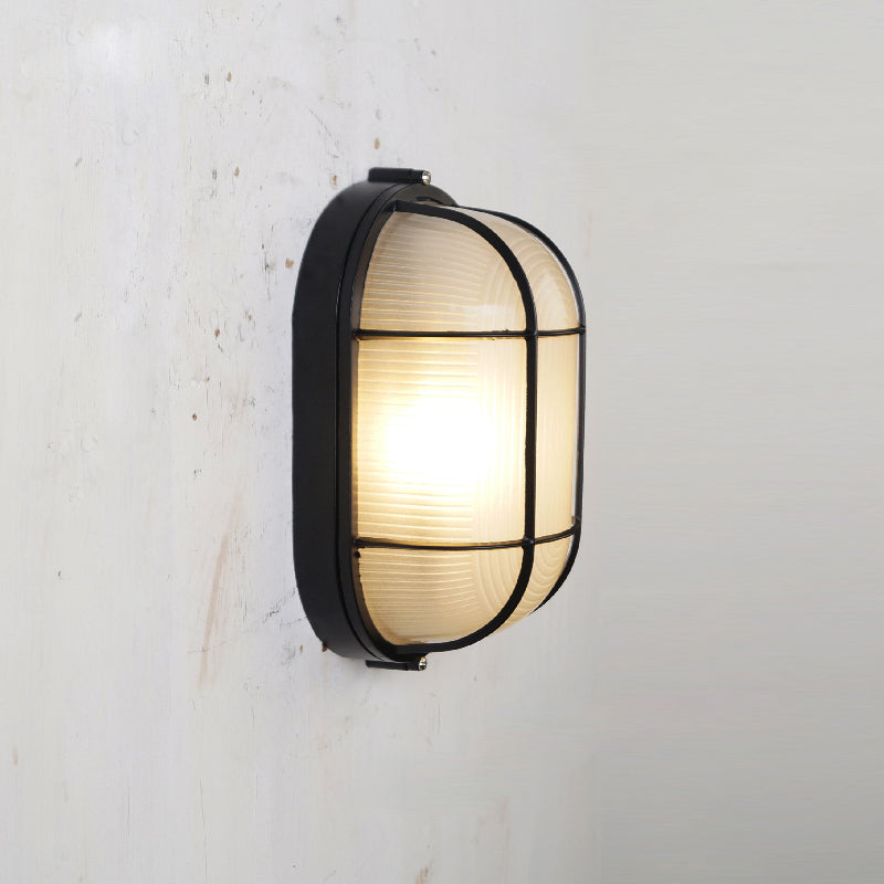 Garden Trading Chatham Outdoor Sconce - Wall Mount Frosted Diffuser