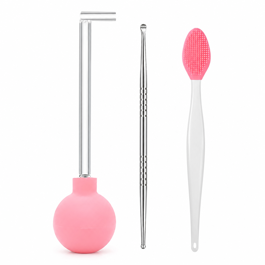 Reusable Long Glass Suction Tonsil Stone Remover (Set of 3) | ribuella
