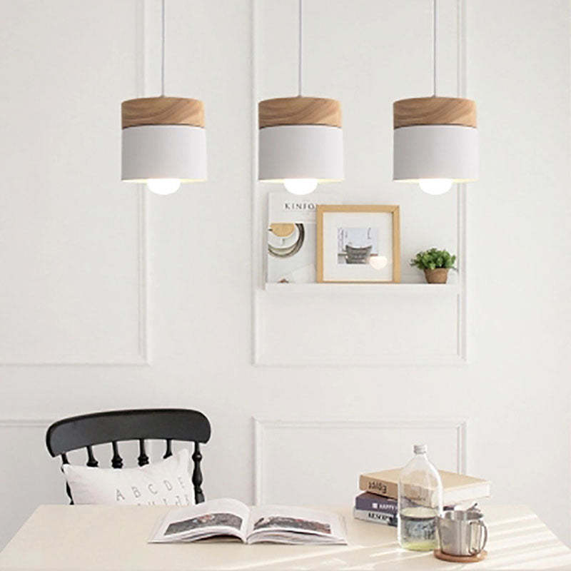 Suspension moderne Valentina en forme de boîte, structure en métal et bois pour ampoule E27
