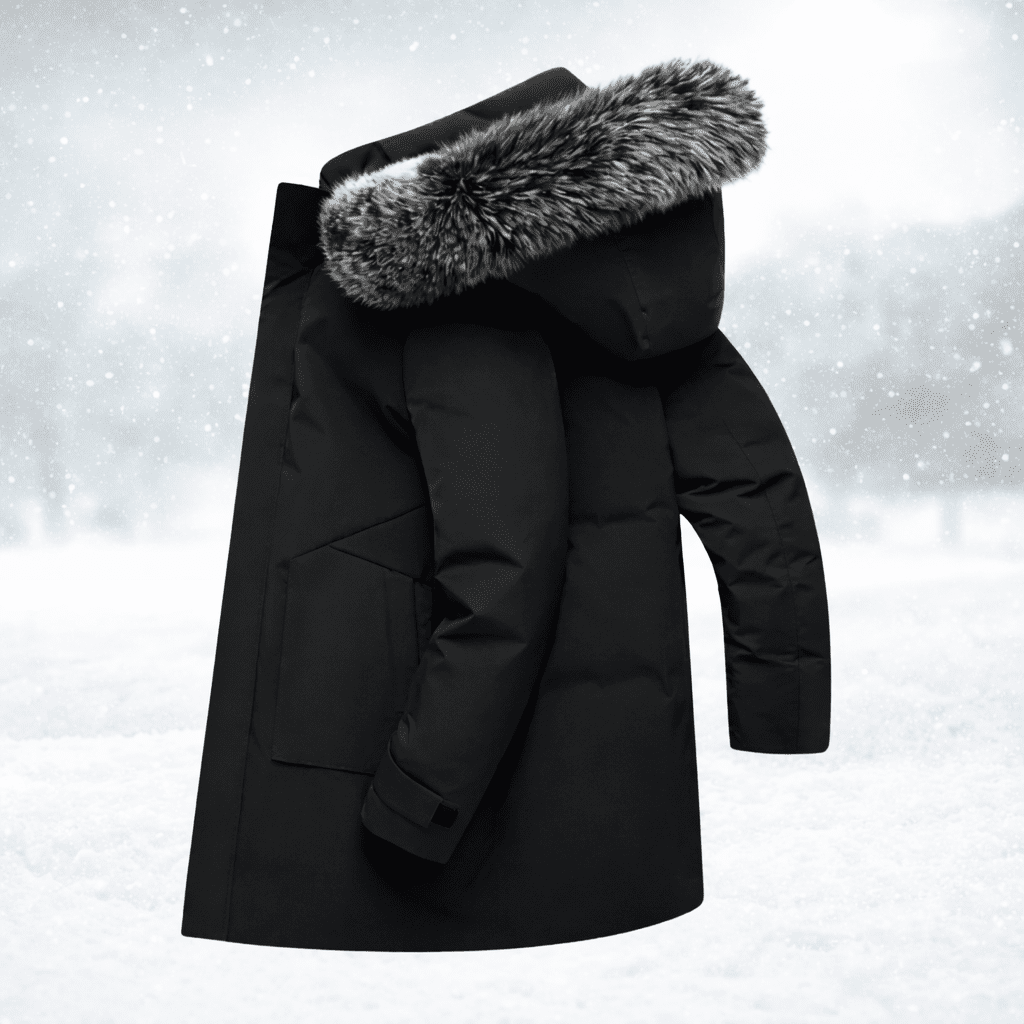 Evercrest Men’s Windproof Winter Parka — Warm Thermal Weather Shield