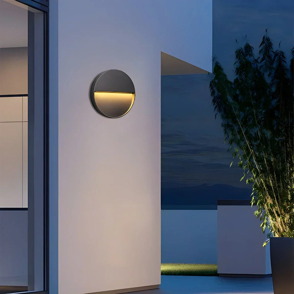 Outdoor Waterproof Wall Light, Round Or Square Frame