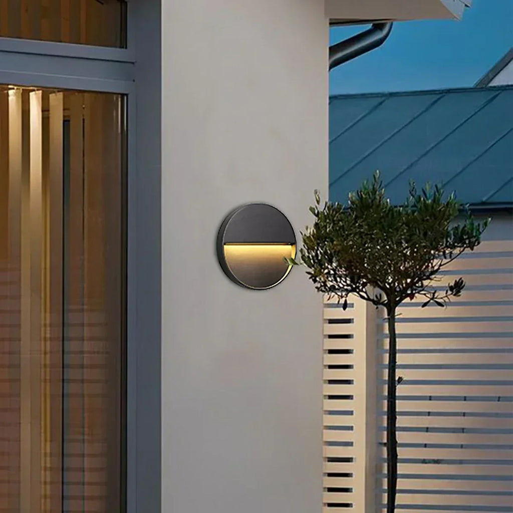 Outdoor Waterproof Wall Light, Round Or Square Frame