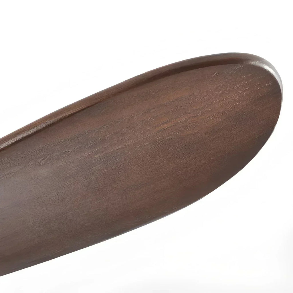 Nordic Ceiling Fan With Light And Three Solid Wood Blades