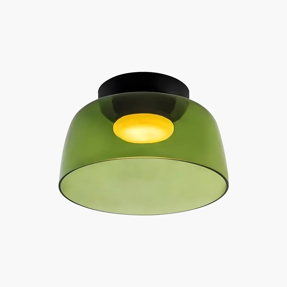 Colored Glass Bedroom Ceiling Light With Soothing Diffused Glow