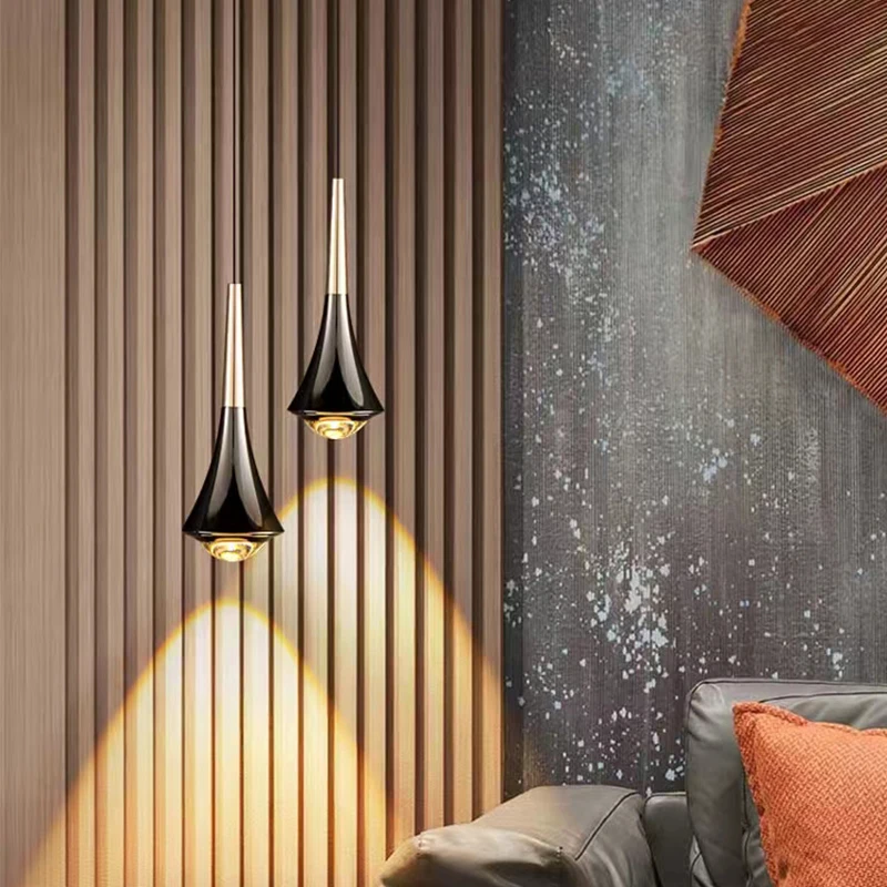 Asterra nordische Pendelleuchte in Tropfenform, LED, 3000K, IP40
