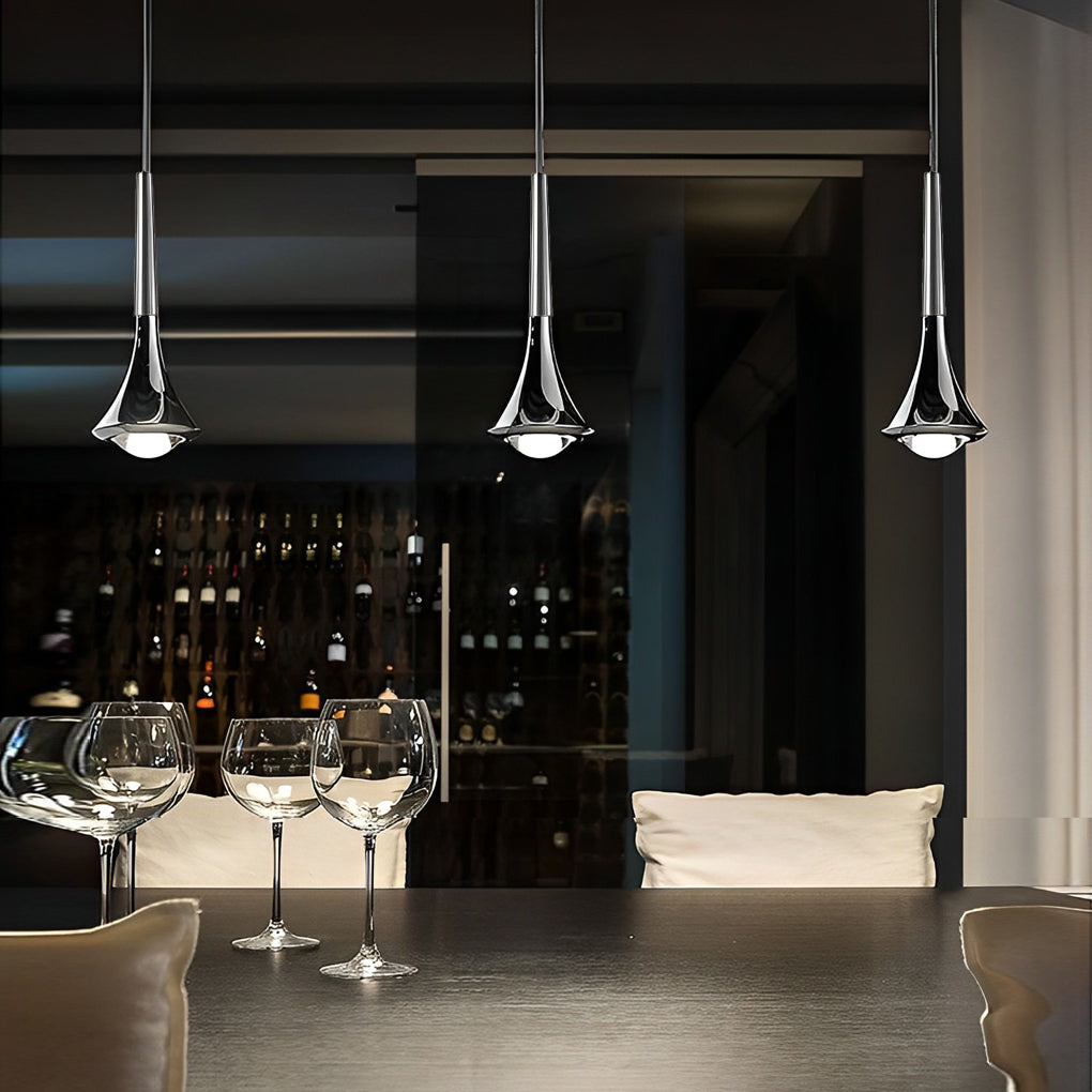 Asterra nordische Pendelleuchte in Tropfenform, LED, 3000K, IP40