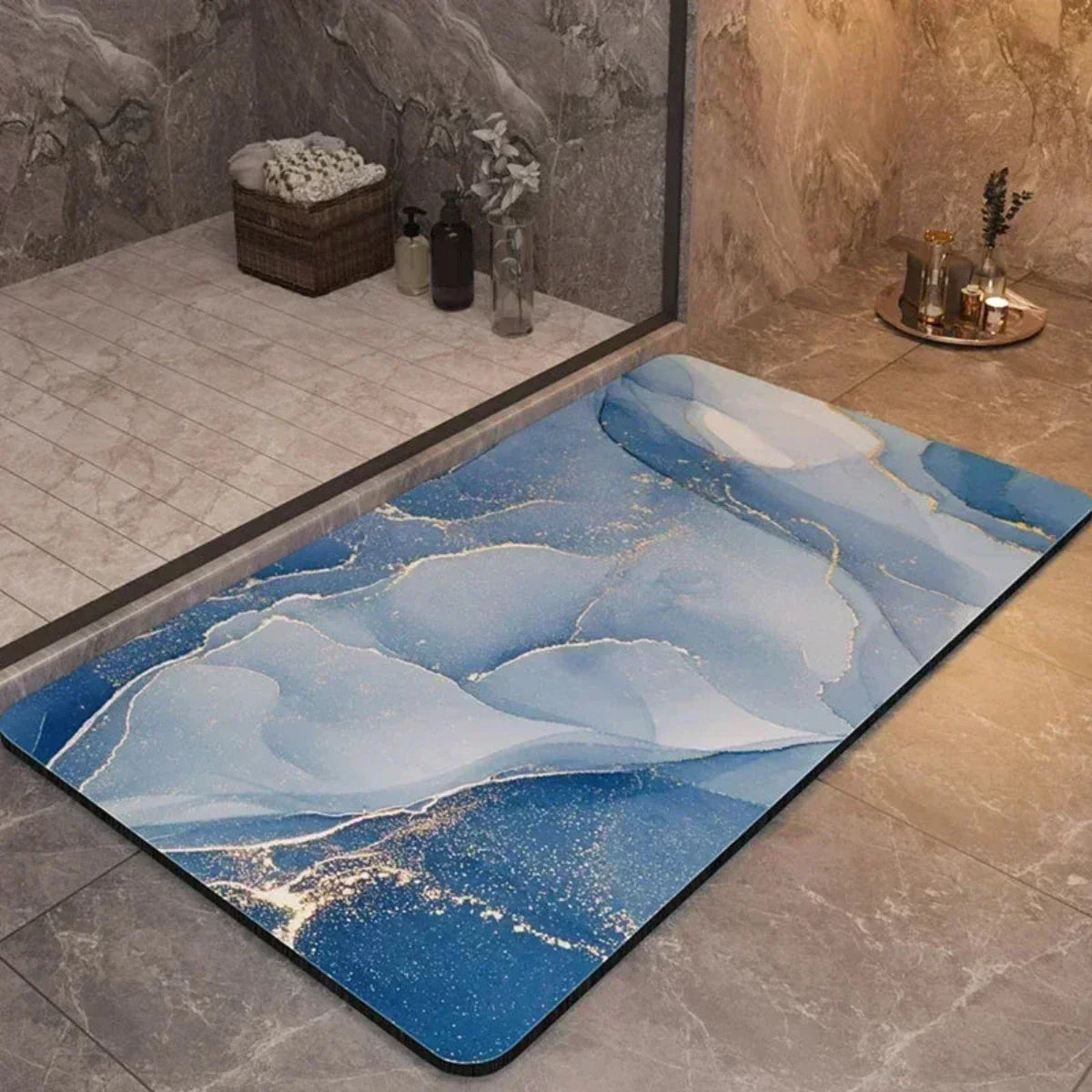 UltraDry Non-Slip Bathroom Mat – Fast Absorbent Floor Comfort | ribuella