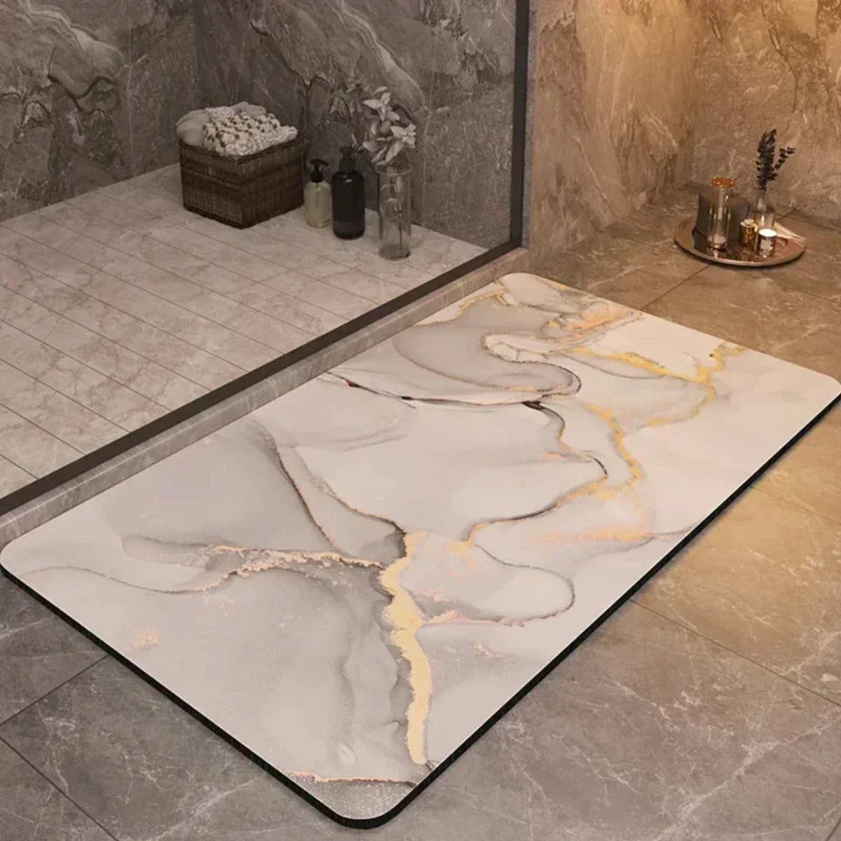 UltraDry Non-Slip Bathroom Mat – Fast Absorbent Floor Comfort | ribuella