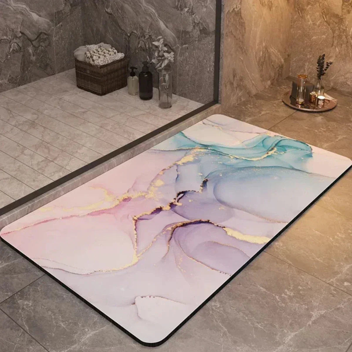UltraDry Non-Slip Bathroom Mat – Fast Absorbent Floor Comfort | ribuella