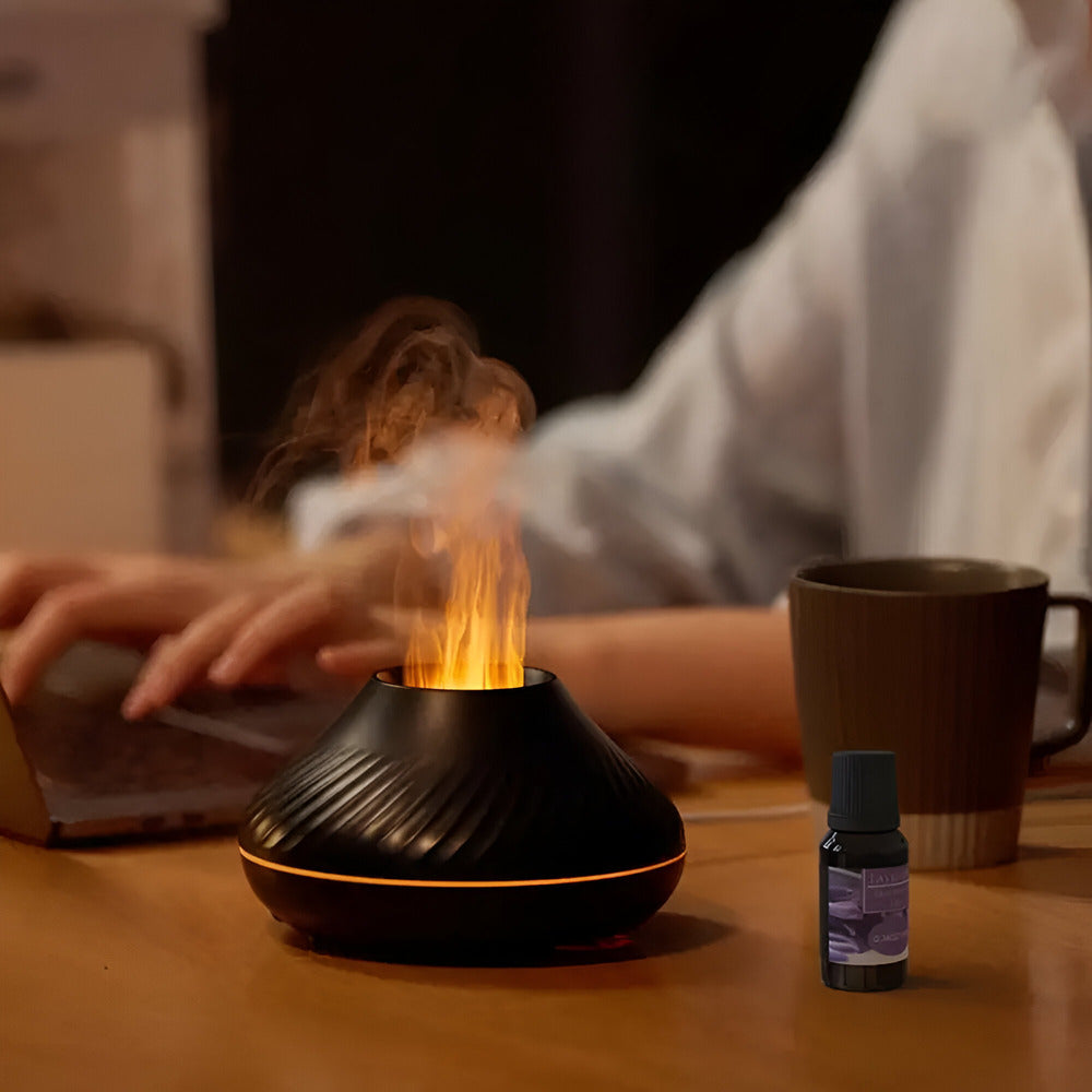 SerenityMist Diffusore di aromi a ultrasuoni e umidificatore - Design elegante | ribuella