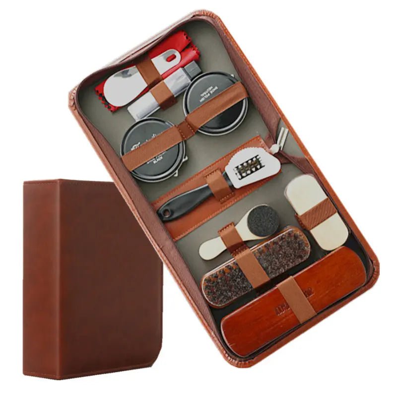 Aurelium LeatherCare 9-Piece Premium Leather Shoe Care Kit
