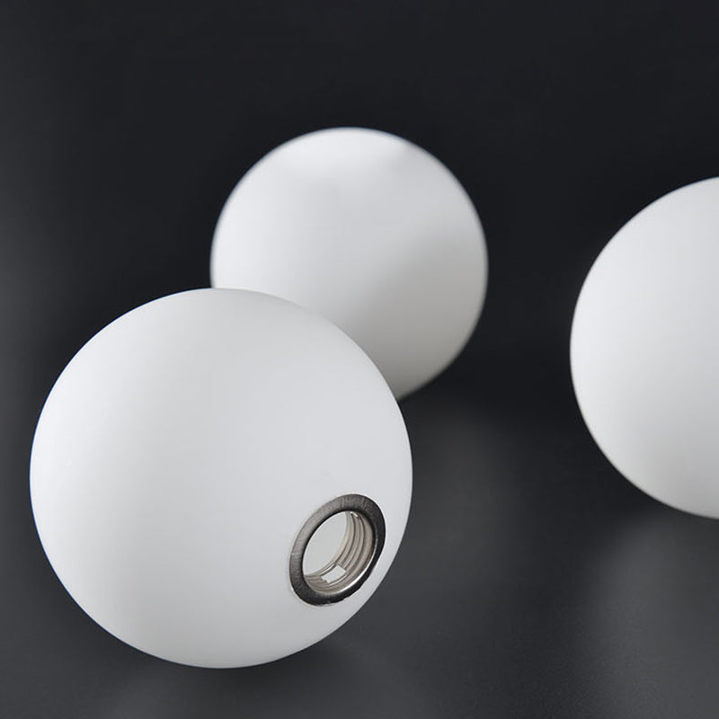 Plafonieră cu glob curbat, stil scandinav modern minimalist