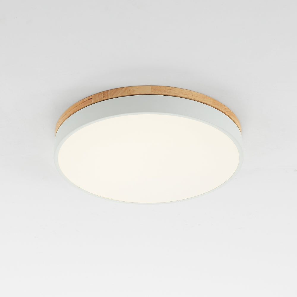Round Smart Dimmable Ceiling Light, Contemporary Design, 10 Square Meter Coverage