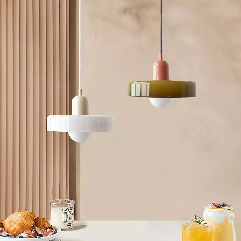 Moderne gekleurde plafondhanglamp, artistieke hanglamp