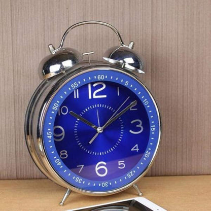 Timeless Oversized Twin Bell Alarm Clock with Vintage Flair | ribuella