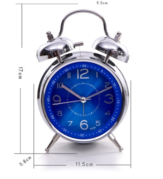 Timeless Oversized Twin Bell Alarm Clock with Vintage Flair | ribuella