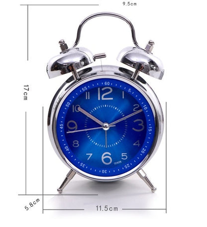 Timeless Oversized Twin Bell Alarm Clock with Vintage Flair | ribuella
