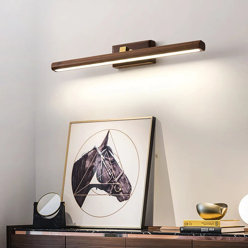 Lampe en noyer noir SylvaLume — éclat naturel intemporel