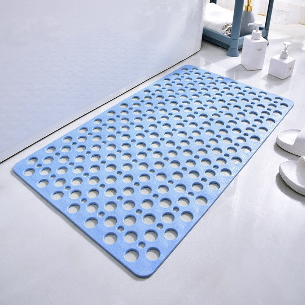 Anti-Slip Shower Safety Mat — Quick Drain Texture And Strong Suction Base