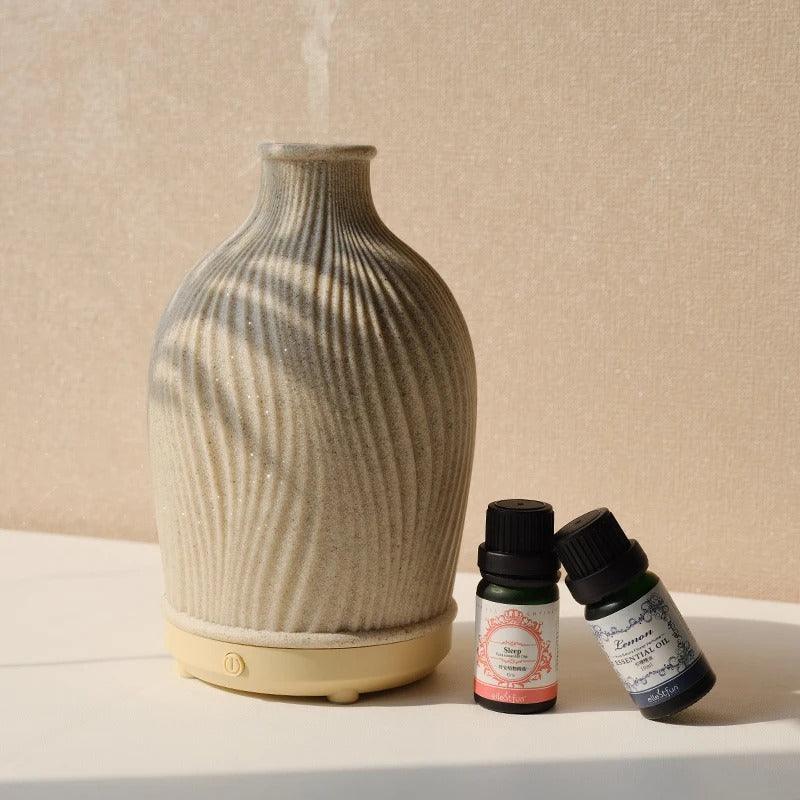 SereniMist Ultra Aroma Diffuser and Humidifier in Elegant Vase Shape | ribuella