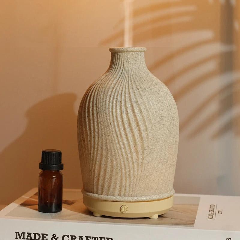 SereniMist Ultra Aroma Diffuser and Humidifier in Elegant Vase Shape | ribuella