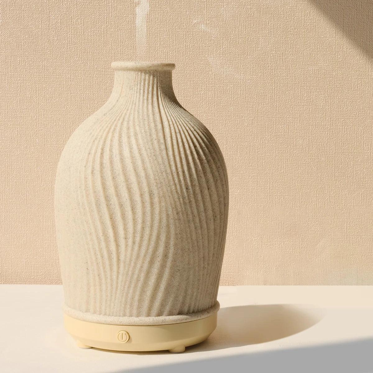 SereniMist Ultra Aroma Diffuser and Humidifier in Elegant Vase Shape | ribuella