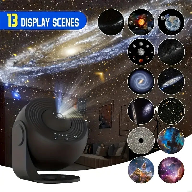 Dispositivo di proiezione Starlit Serenity con copertura a 360° della stanza | ribuella