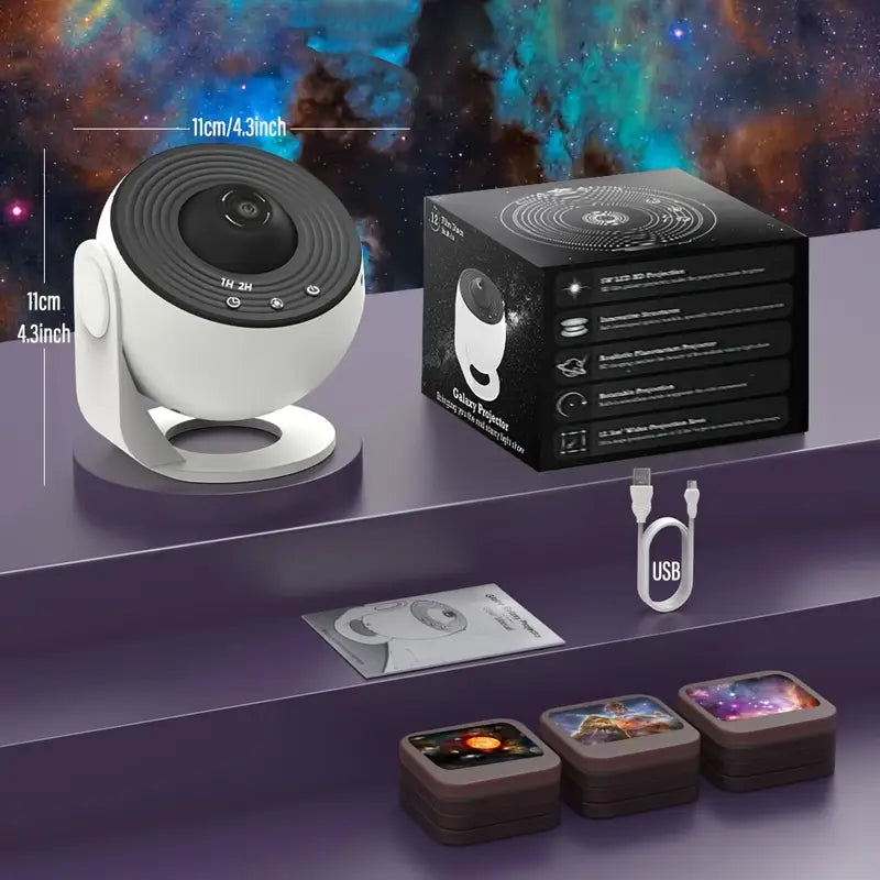 Dispositivo di proiezione Starlit Serenity con copertura a 360° della stanza | ribuella