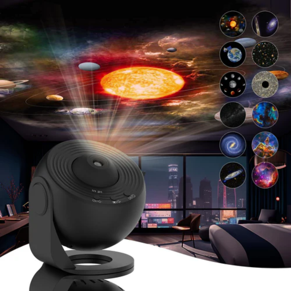 Dispositivo di proiezione Starlit Serenity con copertura a 360° della stanza | ribuella