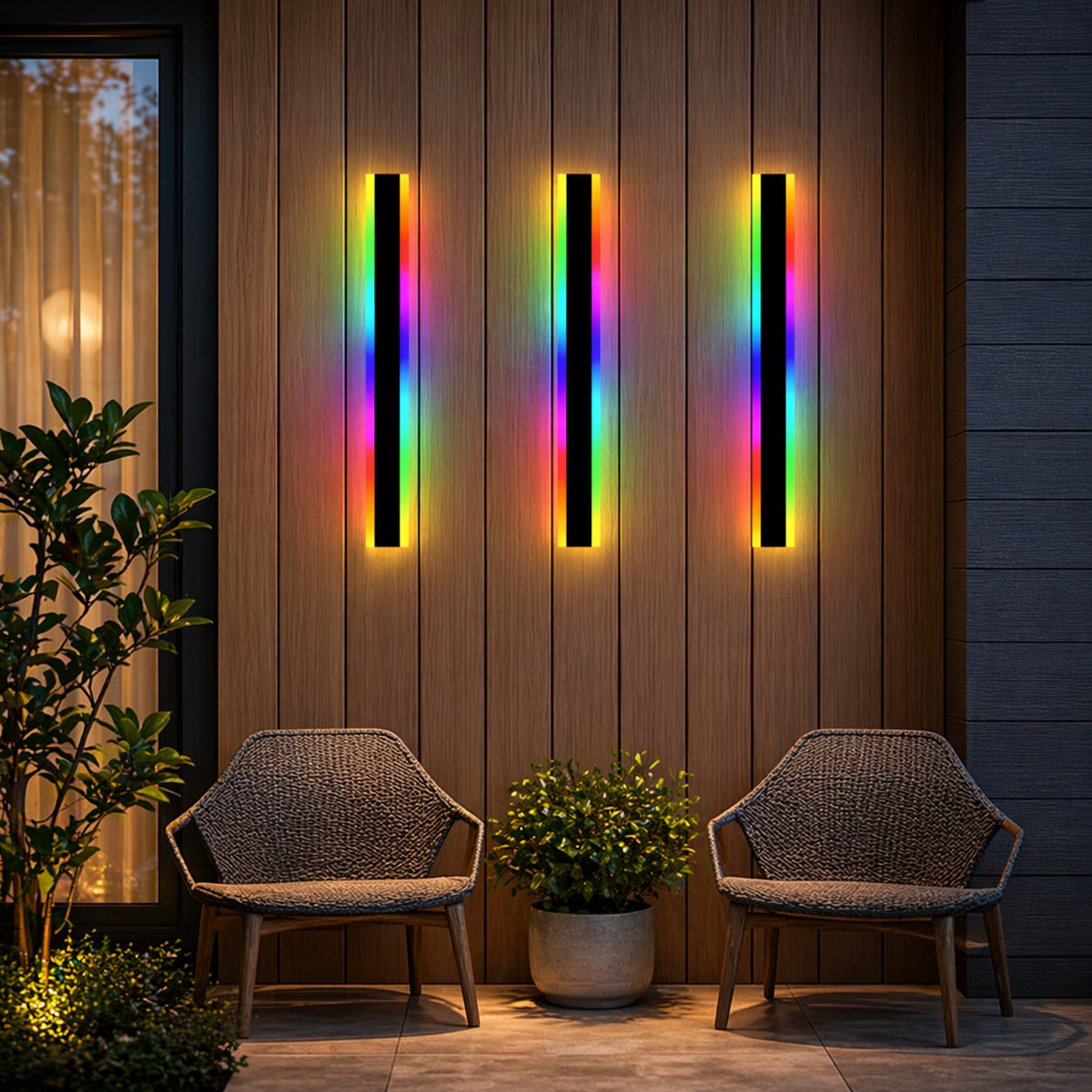 Modern Outdoor Wall Light Waterproof Aluminum LED with Remote Control IP65 | ribuella