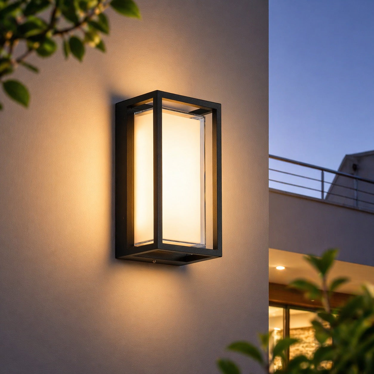 Modern Outdoor Wall Light Waterproof Aluminum Fixture for Villa Porch and Corridor with LED | ribuella