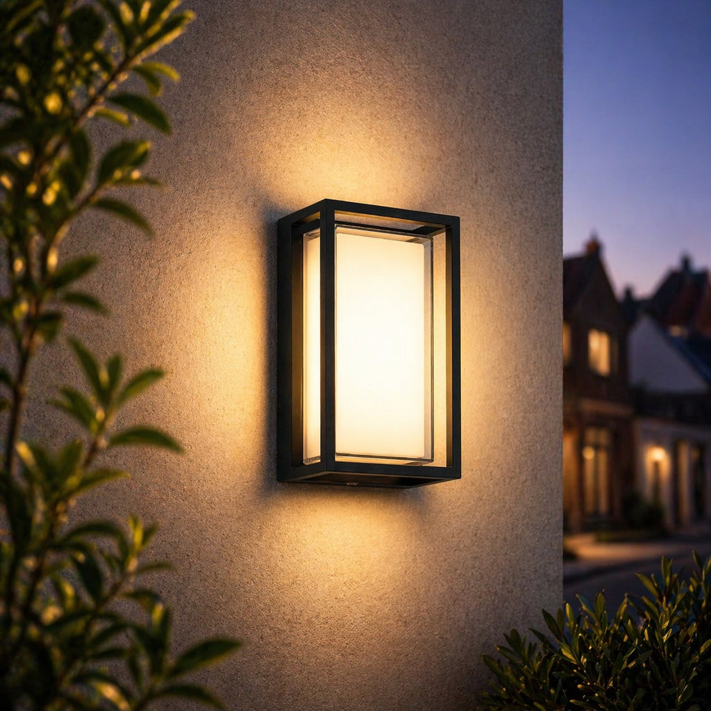 Modern Outdoor Wall Light Waterproof Aluminum Fixture for Villa Porch and Corridor with LED | ribuella