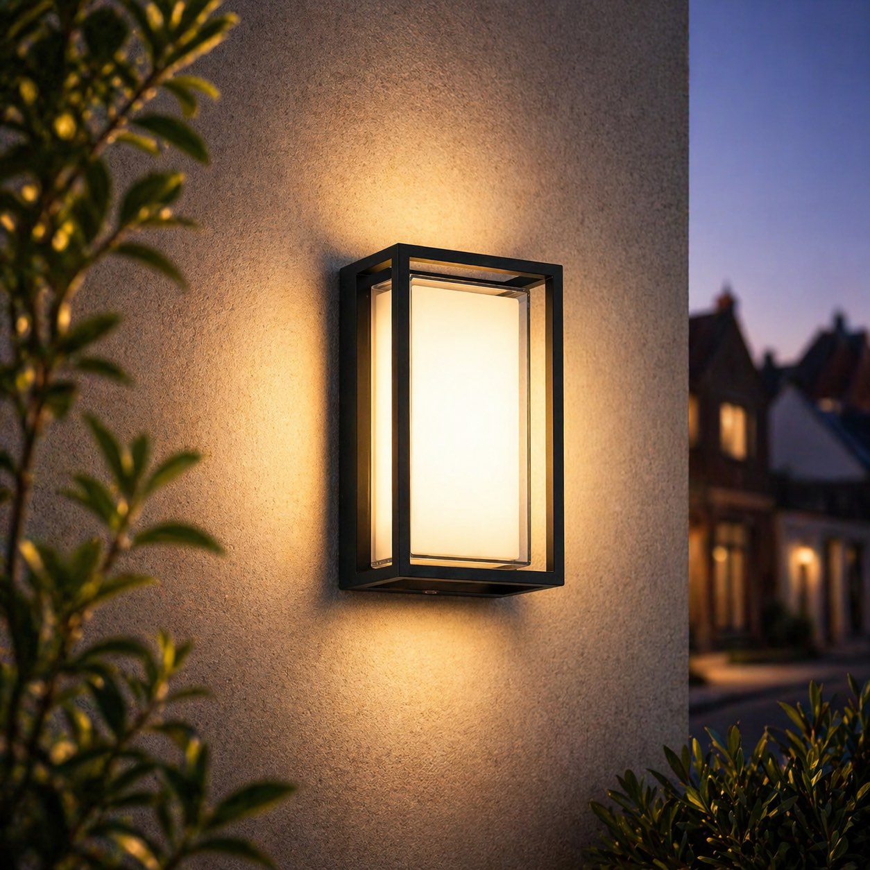 Modern Outdoor Wall Light Waterproof Aluminum Fixture for Villa Porch and Corridor with LED | ribuella