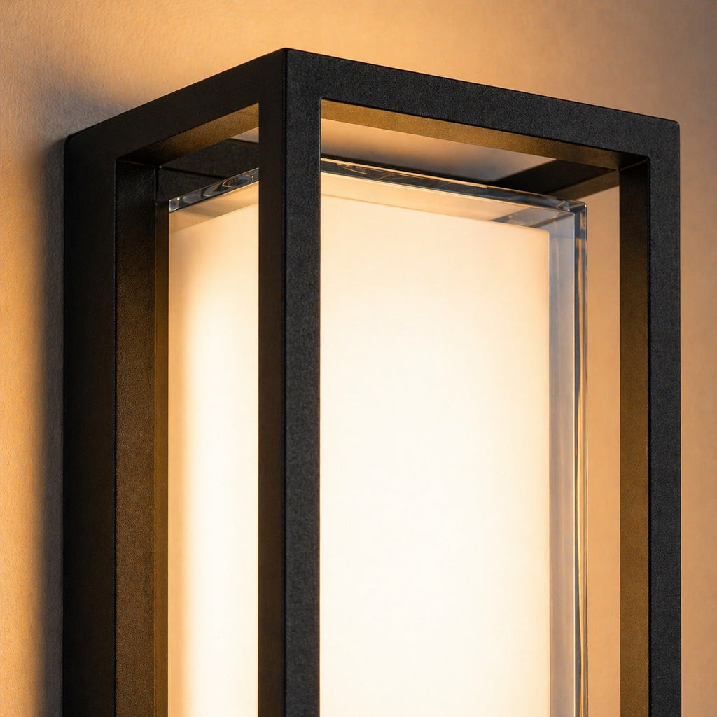 Modern Outdoor Wall Light Waterproof Aluminum Fixture for Villa Porch and Corridor with LED | ribuella