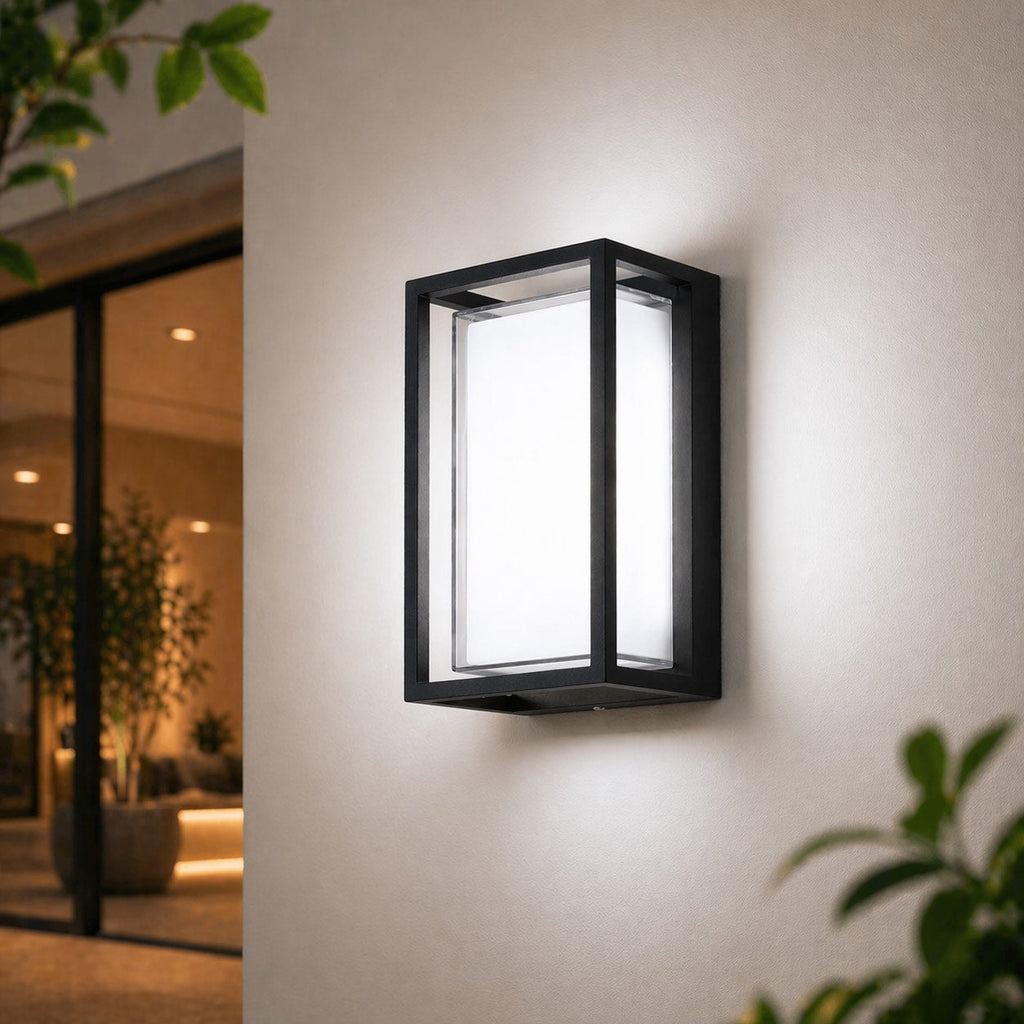 Modern Outdoor Wall Light Waterproof Aluminum Fixture for Villa Porch and Corridor with LED | ribuella