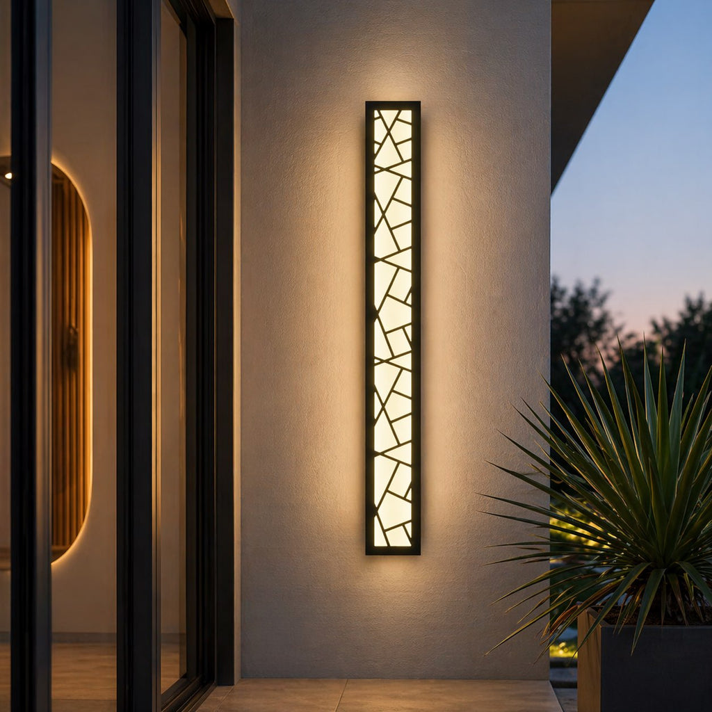 Applique murale LED moderne étanche pour extérieur, avec conception antirouille, pour jardins et garages | ribuella