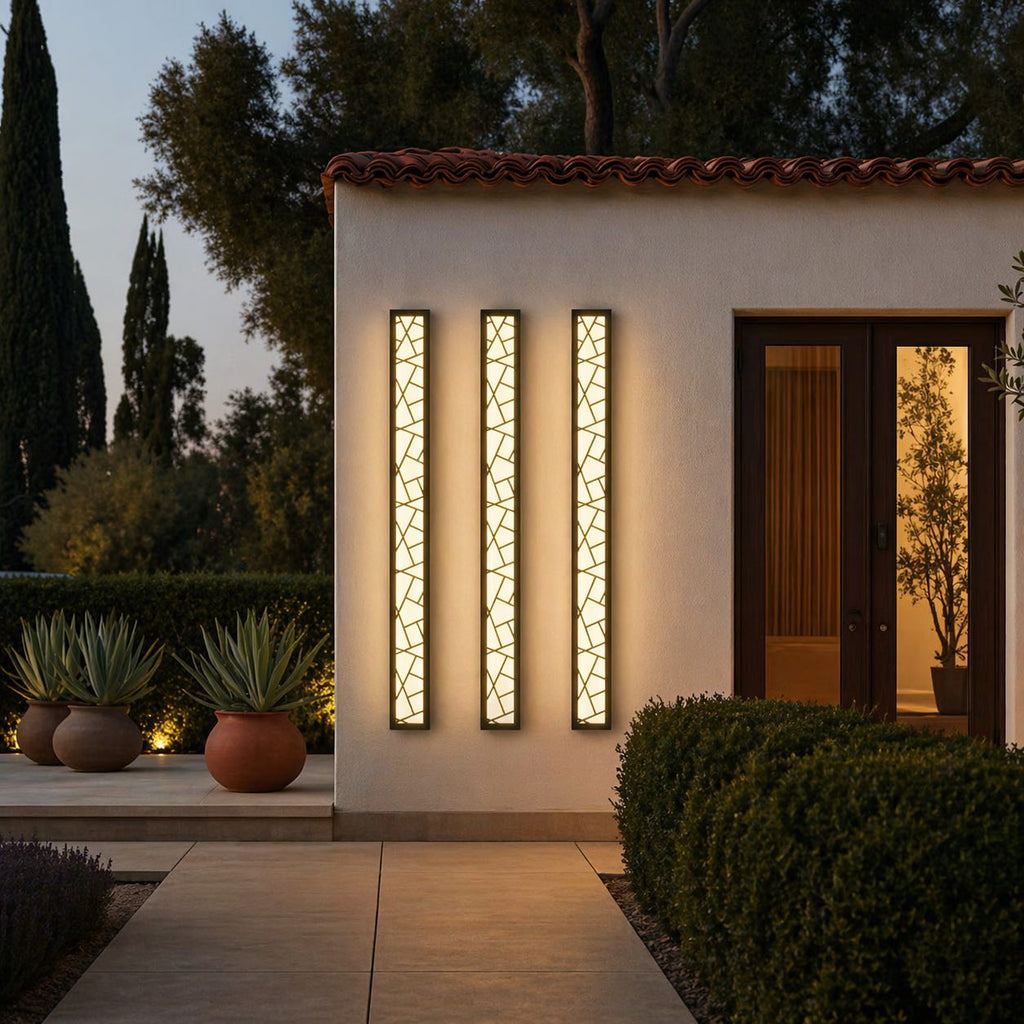 Applique murale LED moderne étanche pour extérieur, avec conception antirouille, pour jardins et garages | ribuella