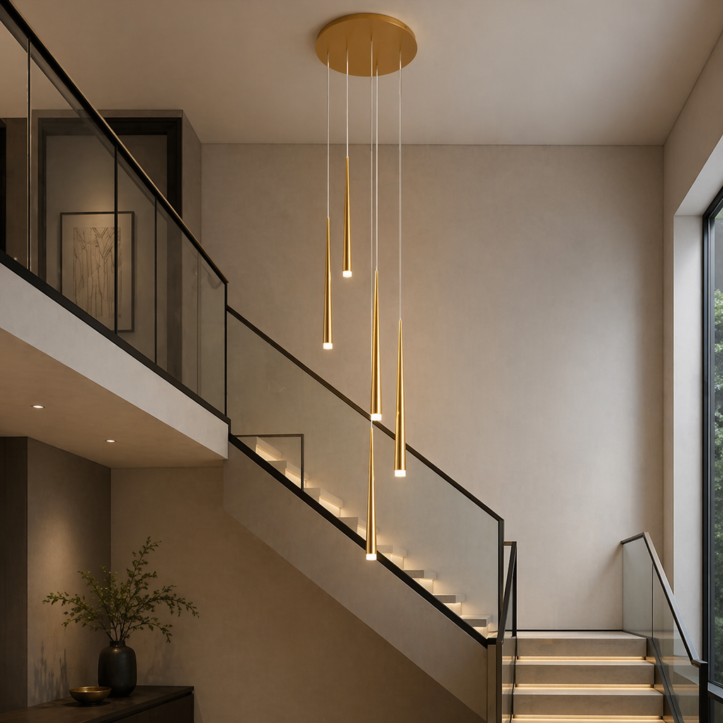 Modern Nordic Ceiling Light Adjustable Flush Mount Iron Acrylic Dimmable LED 6-68 Heads | ribuella