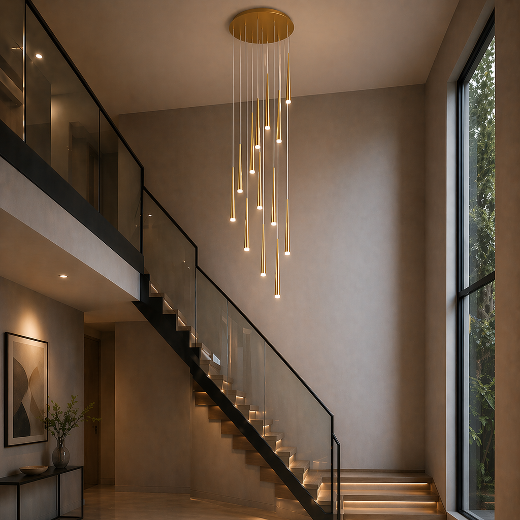 Modern Nordic Ceiling Light Adjustable Flush Mount Iron Acrylic Dimmable LED 6-68 Heads | ribuella