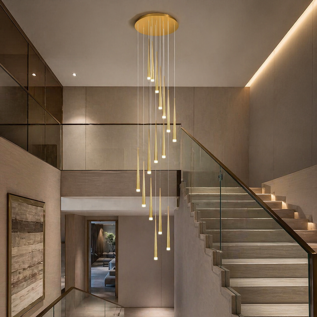 Modern Nordic Ceiling Light Adjustable Flush Mount Iron Acrylic Dimmable LED 6-68 Heads | ribuella
