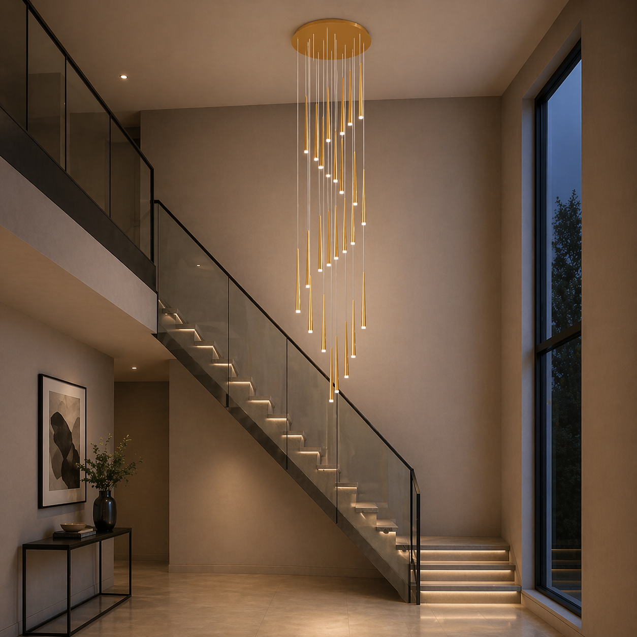 Modern Nordic Ceiling Light Adjustable Flush Mount Iron Acrylic Dimmable LED 6-68 Heads | ribuella