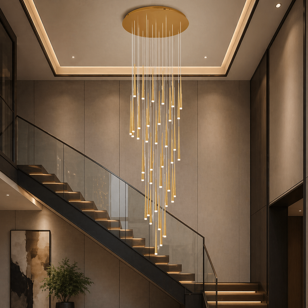 Modern Nordic Ceiling Light Adjustable Flush Mount Iron Acrylic Dimmable LED 6-68 Heads | ribuella